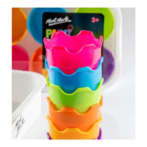 MONT MARTE PAINT PALETTE CUPS 6pc3